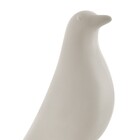 Escultura Pássaro Decorativo Branco Em Cimento 27 5x8 5 Cm -