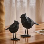 Escultura Pássaro Em Poliresina 16323 Mart