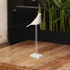 Escultura Pássaro Em Poliresina, Altura 34cm