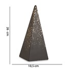 Escultura Preta E Dourada Em Cimento Mart 10925