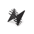 Escultura Preta Em Metal 20x25cm