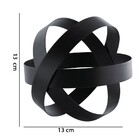 Escultura Preta Em Metal Mart 13009