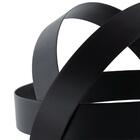 Escultura Preta Em Metal Mart 13009