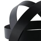 Escultura Preta Em Metal Mart 13009