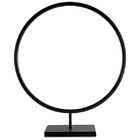 Escultura Preta Em Metal Mart 13021