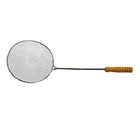 Escumadeira Cabo De Madeira 04 17cm