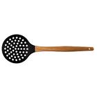 Escumadeira Com Cabo De Madeira E Nylon Riga