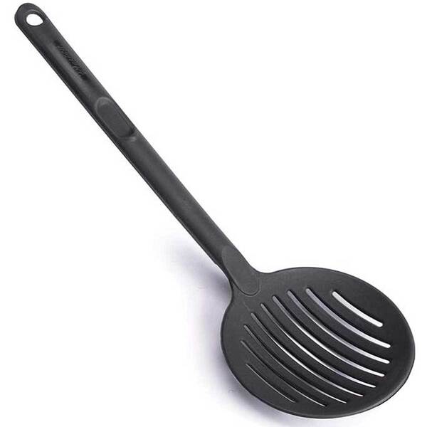 Escumadeira De Nylon 31cm Resiste Até 180 Graus Preta