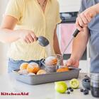 Escumadeira Em Aço Inox Fritura Cozinha Preta Kitchenaid