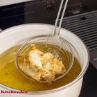 Escumadeira Em Aço Inox Fritura Cozinha Preta Kitchenaid