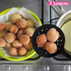 Escumadeira Espumadeira Para Cozinha De Plástico Nylon Preto