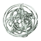 Esfera Decorativa Em Metal Interestelar - Prata