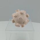 ESFERA DECORATIVA ENFEITE CASA HOME&CO RESINA 11x11x11cm ROSA