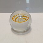 Esfera Decorativa Enfeite Casa Home&co Vidro 8x8x8cm Amarelo