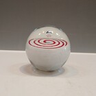 Esfera Decorativa Enfeite Casa Home&co Vidro 8x8x8cm Vermelho