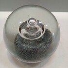 Esfera Decorativa Enfeite Casa Home&co Vidro 9x9x9cm Cinza