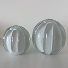 Esfera Murano Branca - 8 X 8 Cm