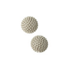 Esfera para Lavar Poupas Plástico 2 Unidades 6cm Bege Claro OU
