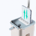 Esfregão Balde Limpador Multiuso Mop Flat Wash Dry Ci 2 Refis