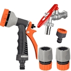 Esguicho Hidropistola 6 Jatos + Engate Rápido 1/2" + Bico Tor