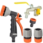 Esguicho Hidropistola 6 Jatos + Engate Rápido 1/2" + Bico Tor