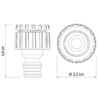 Esguicho Hidropistola 6 Jatos + Engate Rápido 1/2" + Bico Tor
