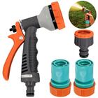 Esguicho Hidropistola 6 Jatos Mangueira Jardim + Engate Rápid