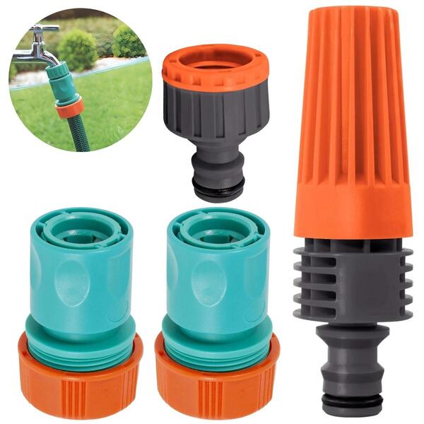 Esguicho Para Engate Rápido Com Jato Regulável + Engate Rápid