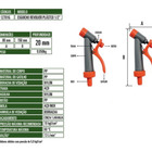 Esguicho Plástico (1/2pol) Garden