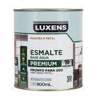 Tinta Esmalte Base Água Acetinado Branco Gelo 0,9L Luxens