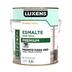 Tinta Esmalte Base Água Acetinado Pronta para Uso Branco Gelo 3,6L Luxens
