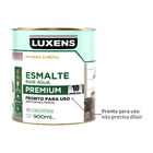 Tinta Esmalte Base Água Acetinado Cinza Médio 0,9L Luxens