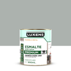 Tinta Esmalte Base Água Acetinado Pronta para Uso Platina 900ml Luxens