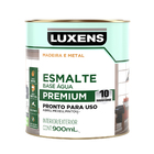 Tinta Esmalte Base Água Acetinado Pronta para Uso Tabaco 900ml Luxens