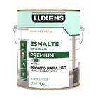 Tinta Esmalte Base Água Acetinado Verde Folha 3,6L Luxens