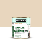 Tinta Esmalte Base Água Brilhante Pronta para Uso Areia 900ml Luxens