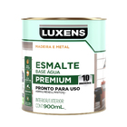 Tinta Esmalte Base Água Brilhante Pronta para Uso Areia 900ml Luxens