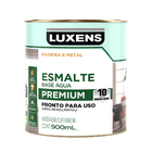 Tinta Esmalte Base Água Brilhante Pronta para Uso Tabaco 900ml Luxens