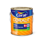 Esmalte Base D'agua para Madeiras e Metais Total Fosco Preto 3,6L Coral