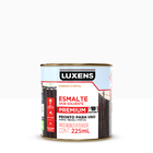 Tinta Esmalte Sintético Base Solvente Acetinado Pronta para Uso Branco 225ml Luxens