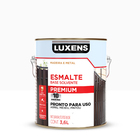 Tinta Esmalte Sintético Base Solvente Acetinado Pronta para Uso Branco 3,6L Luxens