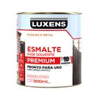 Tinta Esmalte Sintético Base Solvente Acetinado Pronta para Uso Platina 900ml Luxens