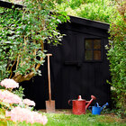 Tinta Esmalte Sintético Base Solvente Acetinado Pronta para Uso Preto 225ml Luxens