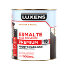 Tinta Esmalte Sintético Base Solvente Brilhante Pronta para Uso Areia 900ml Luxens