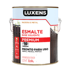 Tinta Esmalte Sintético Base Solvente Brilhante Pronta para Uso Cinza Escuro 3,6L Luxens