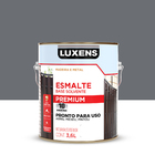 Tinta Esmalte Sintético Base Solvente Brilhante Pronta para Uso Cinza Escuro 3,6L Luxens