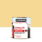 Tinta Esmalte Sintético Base Solvente Brilhante Pronta para Uso Ouro 900ml Luxens