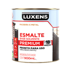 Tinta Esmalte Sintético Base Solvente Brilhante Pronta para Uso Ouro 900ml Luxens