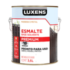 Tinta Esmalte Sintético Base Solvente Brilhante Pronta para Uso Platina 3,6L Luxens