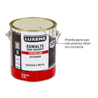 Tinta Esmalte Sintético Base Solvente Brilhante Pronta para Uso Preto 3,6L Luxens